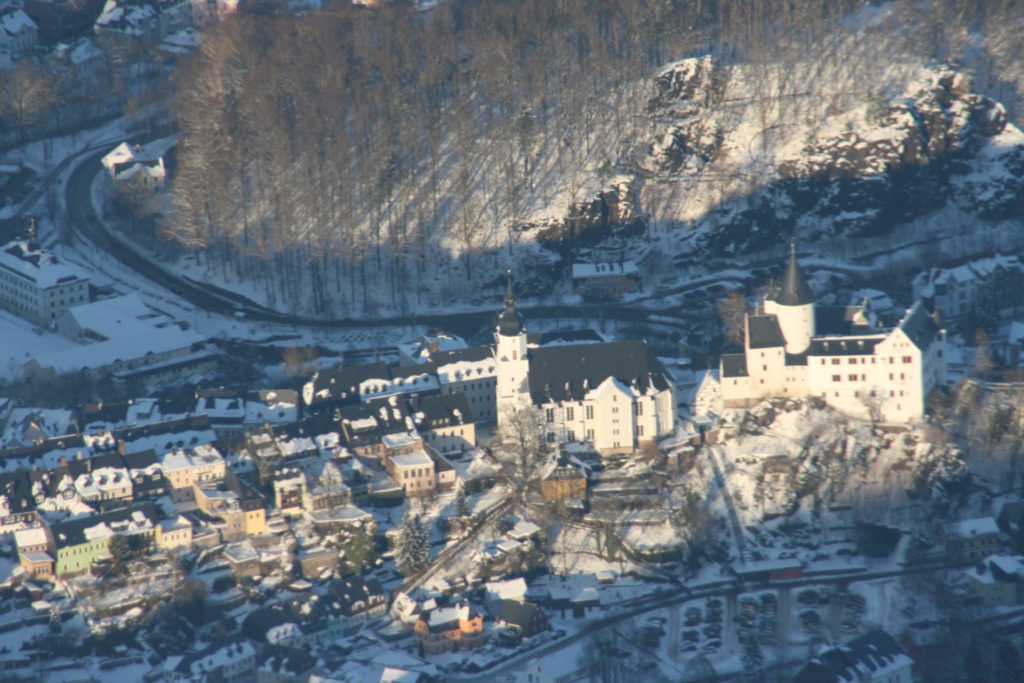 Rundflug Erzgebirge im Winter